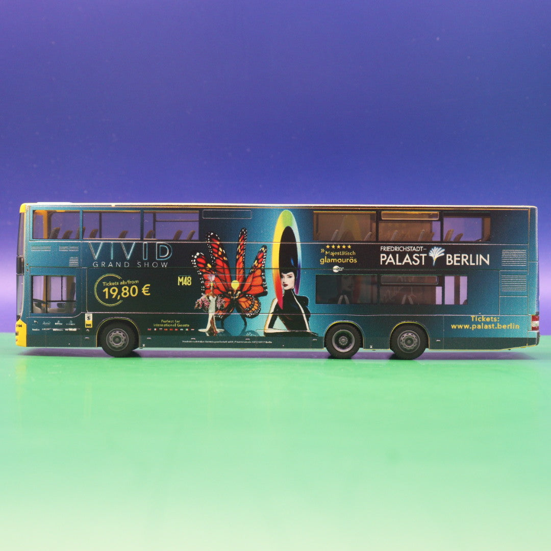 MAN Lions City DL07 - BVG Berlin - Friedrichstadt Palast - Linie M48 - Wagen 3154 - Modellbus Rietze 67791