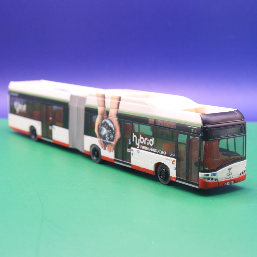 Solaris Urbino 18 Hybrid - Vestische - Linie SB91 Bottrop ZOB Berliner Platz - Gebraucht, Ohne OVP - Modellbus Rietze 69101