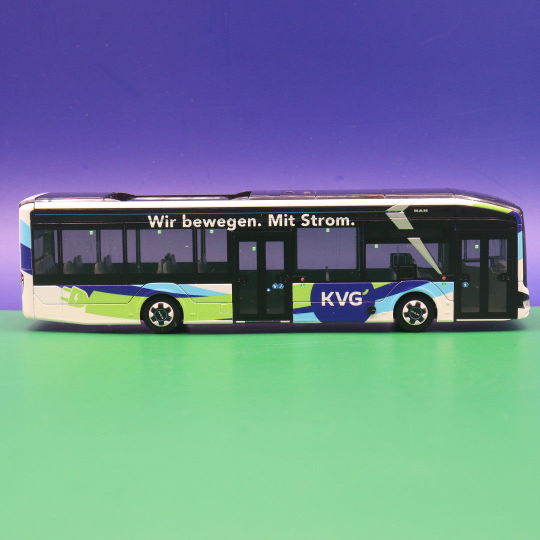 MAN Lions City 12E - KVG Kahlgrund Verkehrsgesellschaft - Wir bewegen. Mit Strom. - Modellbus Rietze 76359