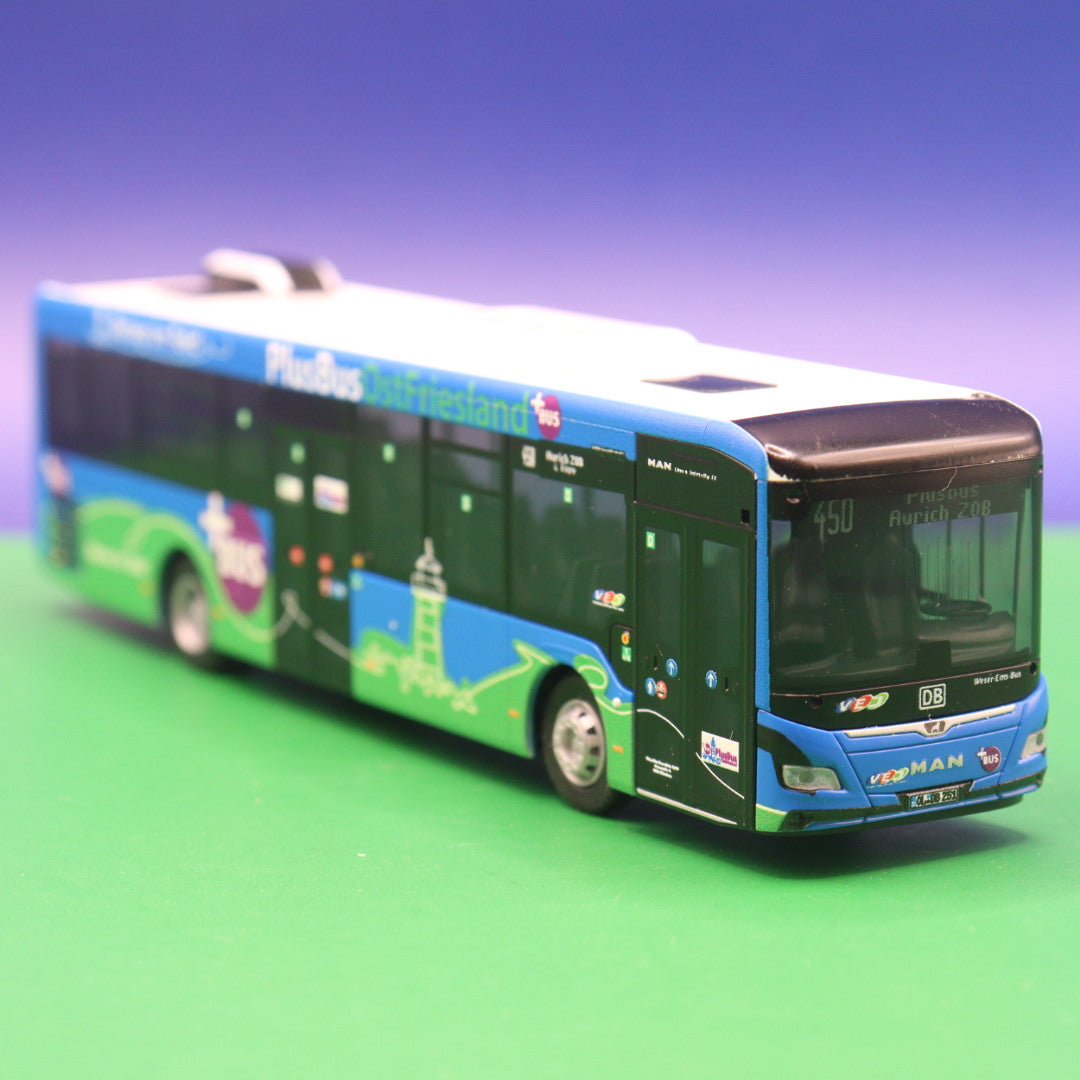 MAN Lions Intercity LE - DB Weser Ems - PlusBus Ostfriesland - Modellbus Rietze 74784