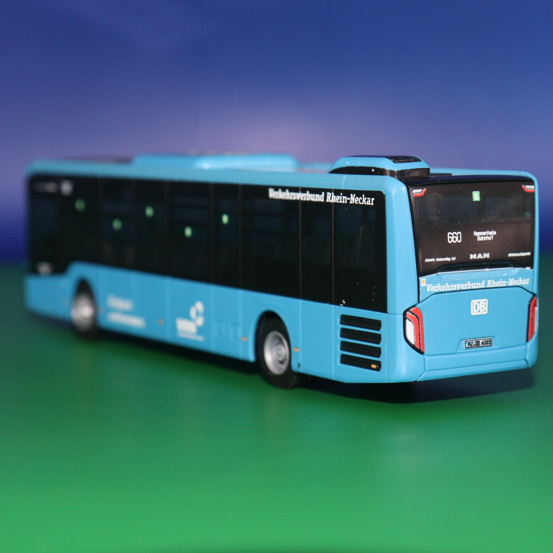 MAN Lions Intercity LE - DB Regio Bus Mitte - VRN Verkehrsverbund Rhein Neckar - Modellbus Rietze 74783