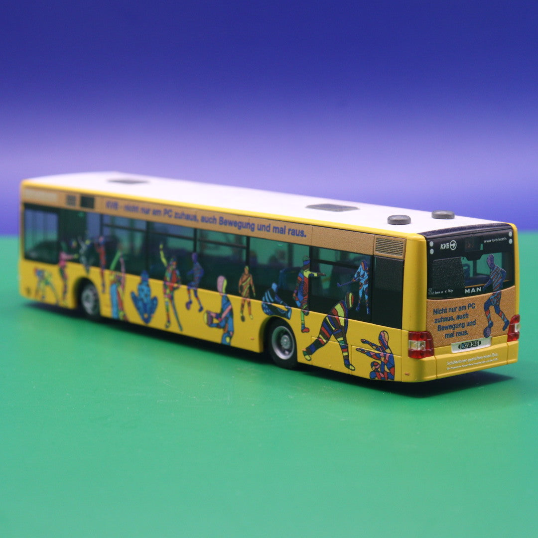 MAN Lions City A21  - KVB Köln - Sondermodell Linie 161 Köln Bonn Flughafen - Modellbus Rietze 73928