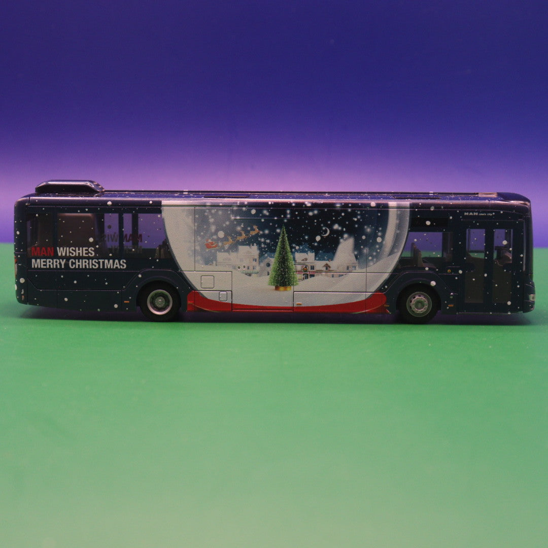 MAN New Lions City 12 - MAN wishes Merry Christmas - Weihnachtsbus 2022 - MAN Truck & Bus SE - Modellbus Rietze 75367