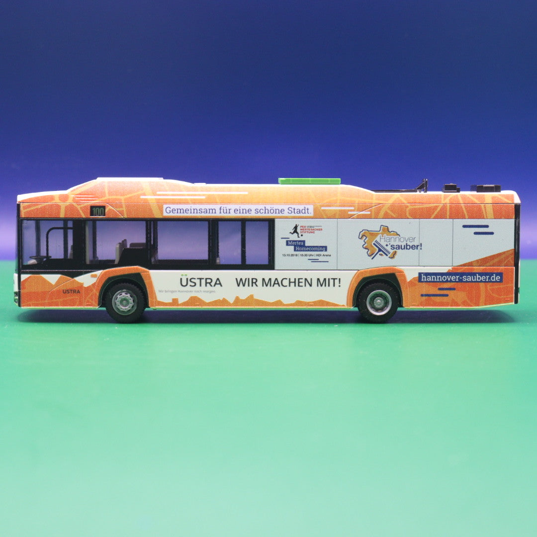 Solaris Urbino 12 Electric - Üstra Hannover - Linie 100 - Modellbus Rietze 73033