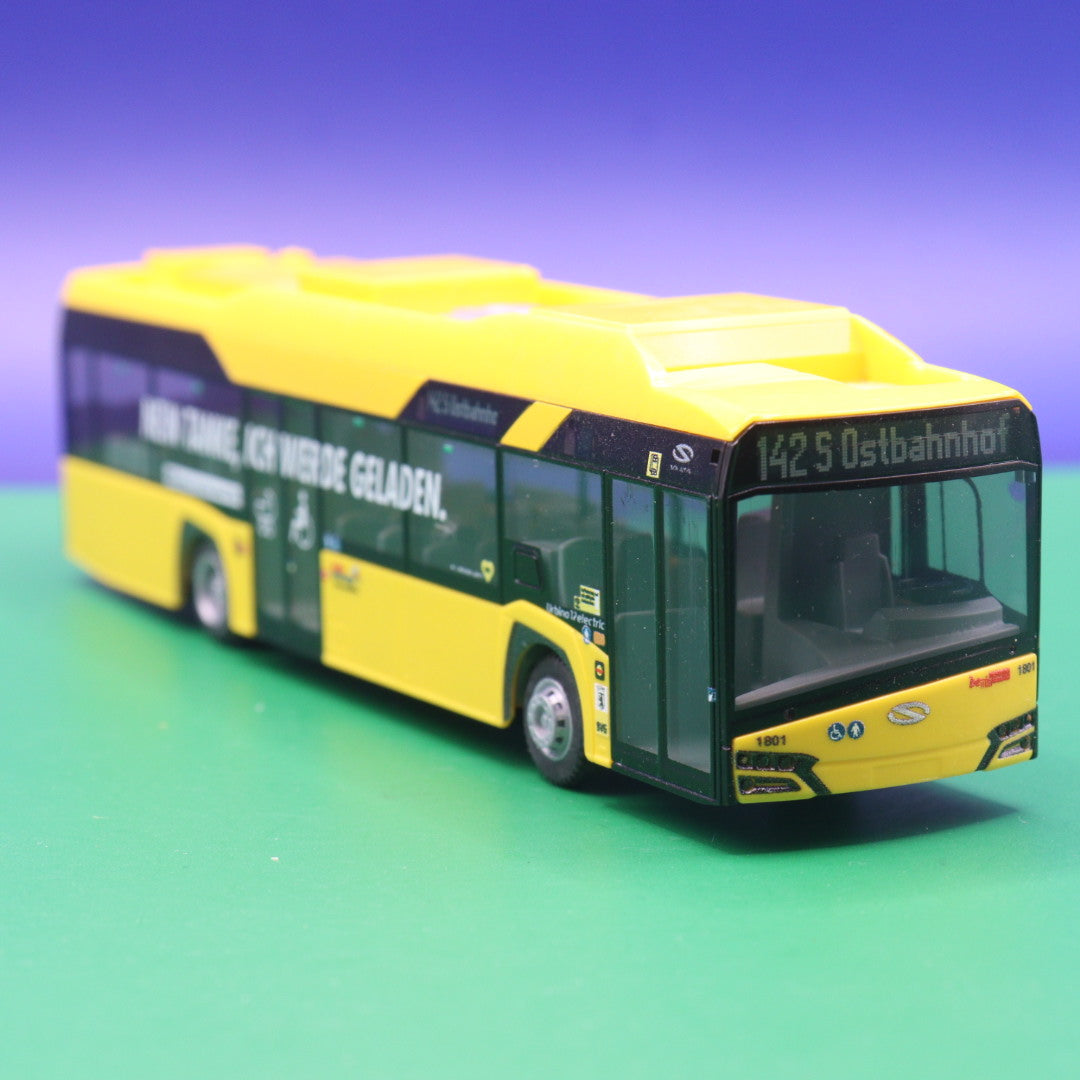 Solaris Urbino 12 electric - BVG Berlin - Nein Tanke, Ich werde geladen - Modellbus Rietze 73034