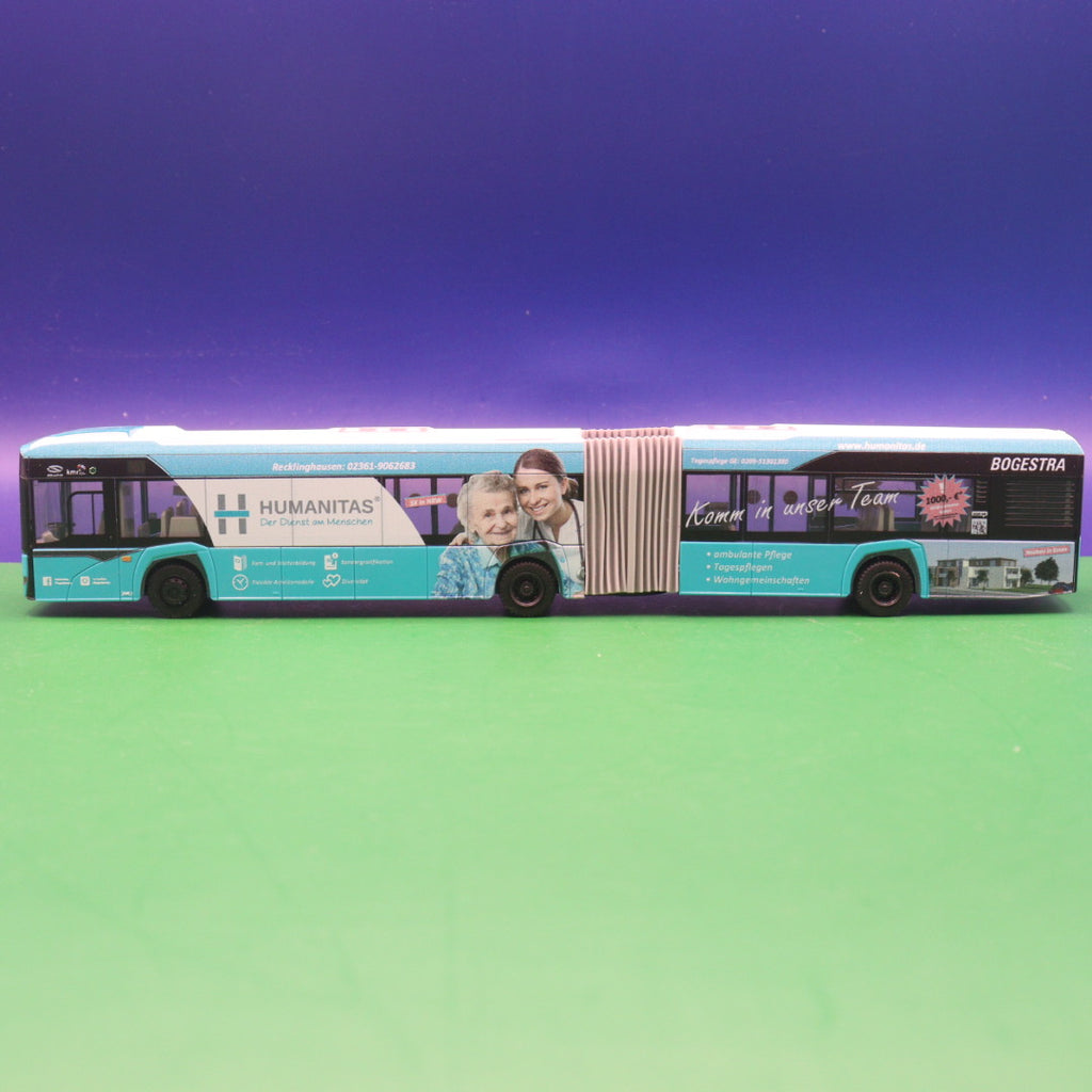 Solaris Urbino 18 - Bogestra Ruhrgebiet - Humanitas - Linie 381 GE Rotthausen Landschede - Modellbus Rietze 77505