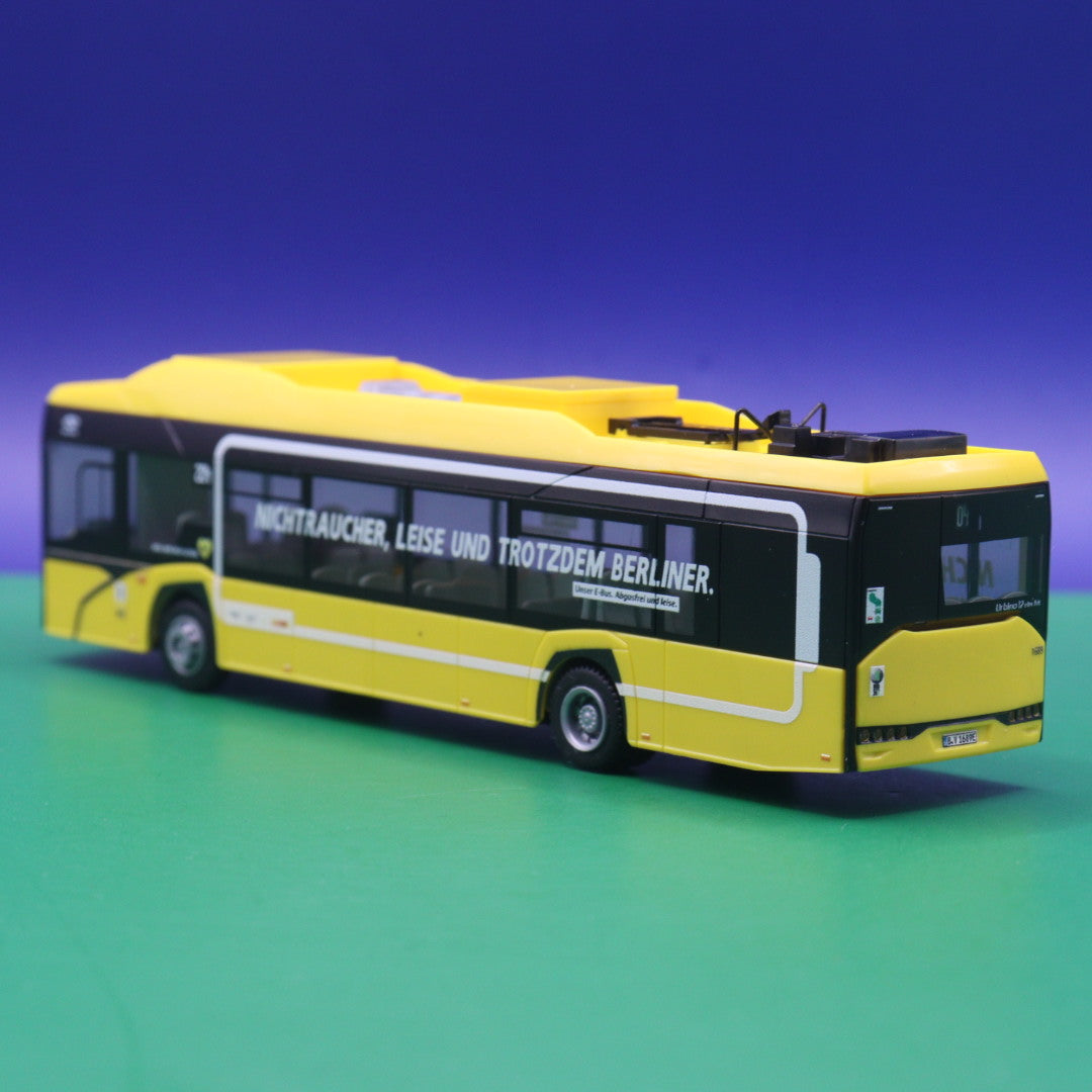 Solaris Urbino 12 electric - BVG Berlin - Nichtraucher, Leise und trotzdem Berliner - Linie 204 S+U Bahnhof Zoolog Garten - Modellbus Rietze 73029