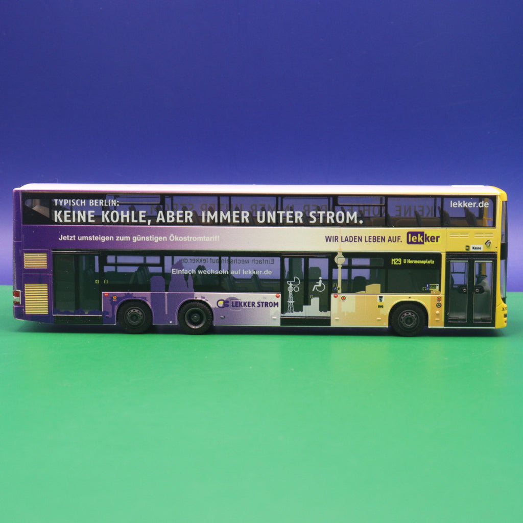 MAN Lion s City DL07 - BVG Berlin - Lekker Energie - Modellbus Rietze 67794