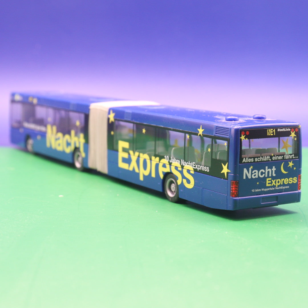 MAN - WSW Wuppertal - Nacht express - GEBRAUCHT OHNE OVP - Modellbus Rietze
