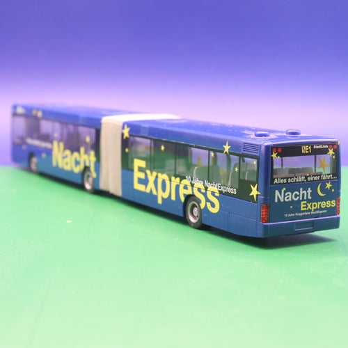 MAN - WSW Wuppertal - Nacht express - GEBRAUCHT OHNE OVP - Modellbus Rietze