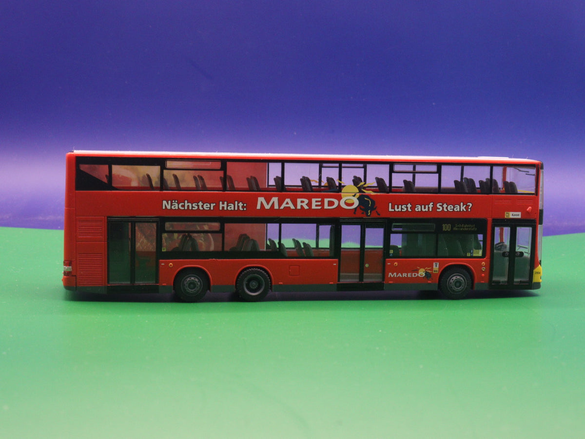 MAN Lions City DL 07 - BVG Berlin - Maredo Steak -  Modellbus Rietze 67310(Erscheinungsjahr: 12/2007)