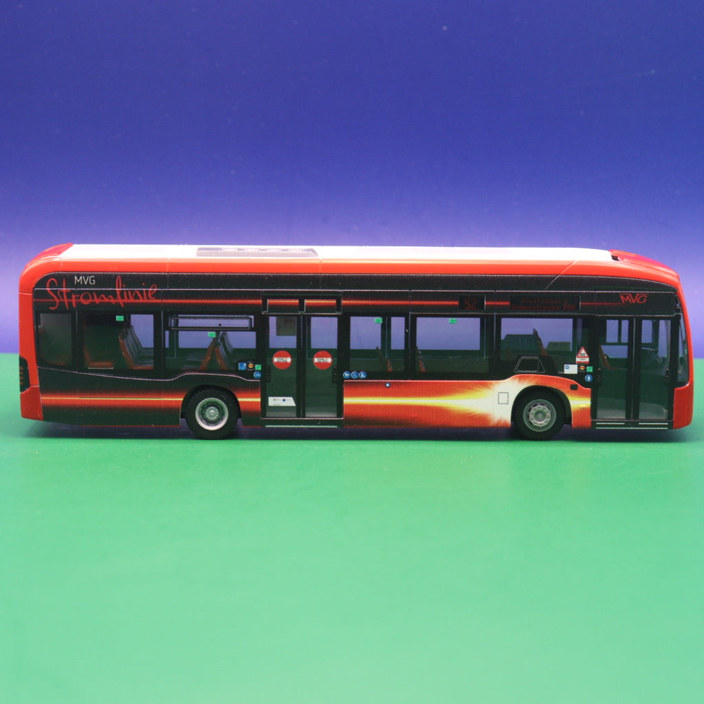 Mercedes Benz eCitaro - MVG Lüdenscheid - Stromlinie - Linie S2 Plettenburg Grünestrasse ZOB - Modellbus Rietze 75617