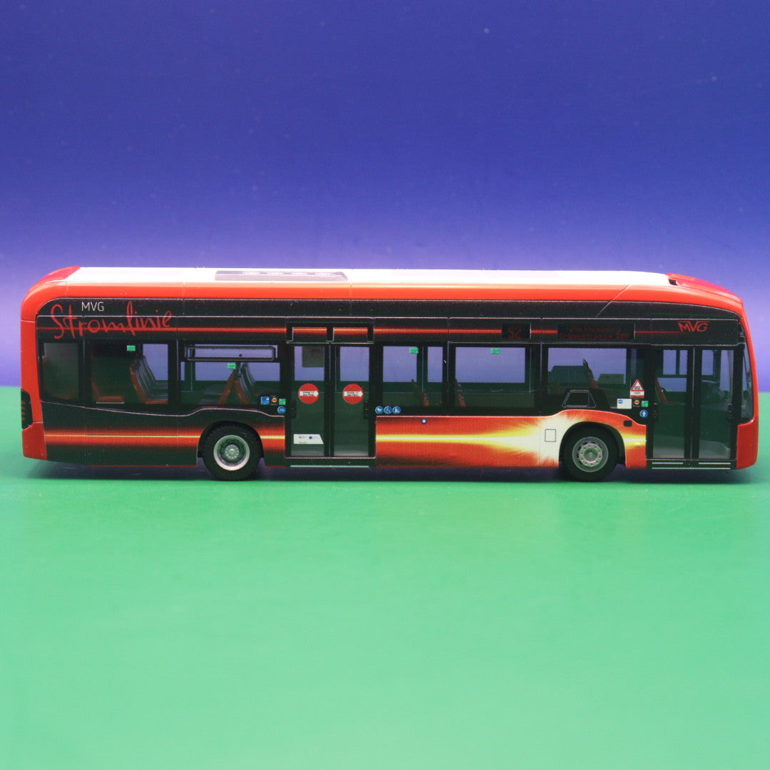 Mercedes Benz eCitaro - MVG Lüdenscheid - Stromlinie - Linie S2 Plettenburg Grünestrasse ZOB - Modellbus Rietze 75617
