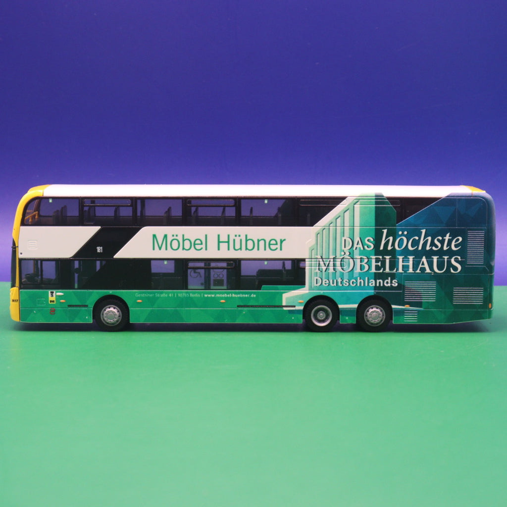 Alexander Dennis Enviro 500 - BVG Berlin - Möbel Hübner - Linie 181 Britz Kielinger Str - Modellbus Rietze 78008