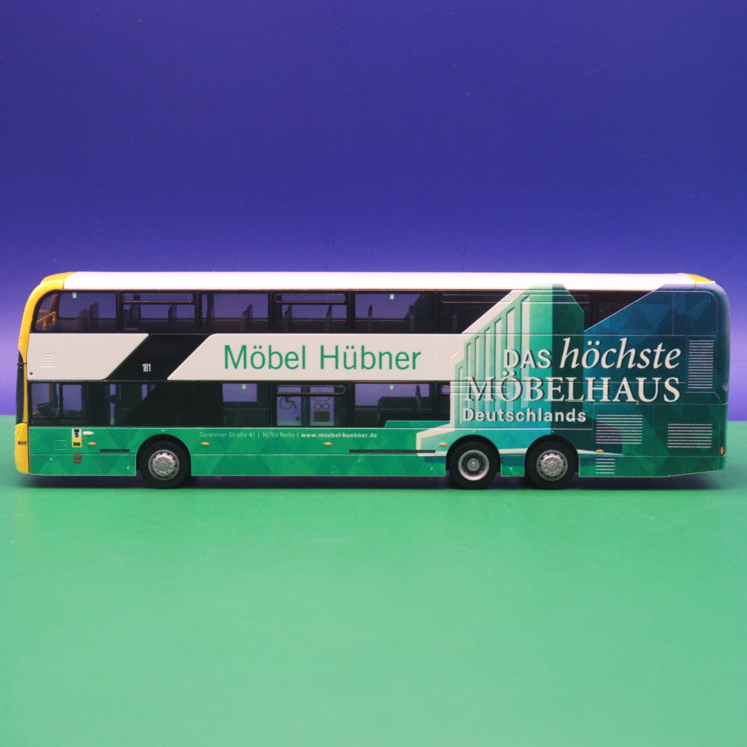 Alexander Dennis Enviro 500 - BVG Berlin - Möbel Hübner - Linie 181 Britz Kielinger Str - Modellbus Rietze 78008