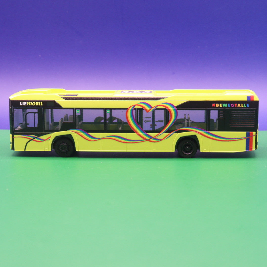Solaris Urbino 12 - LIEmobil - Regenbogenbus 2019 - Modellbus Rietze 77213