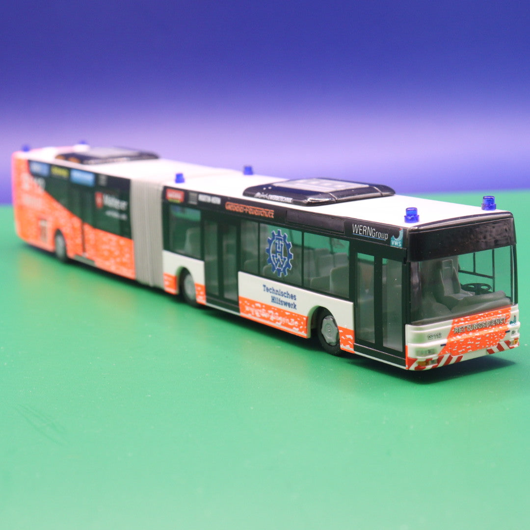MAN NG - VWS Siegen - Rettungsbus THW, Malteser, Feuerwehr - Modellbus Rietze 65283