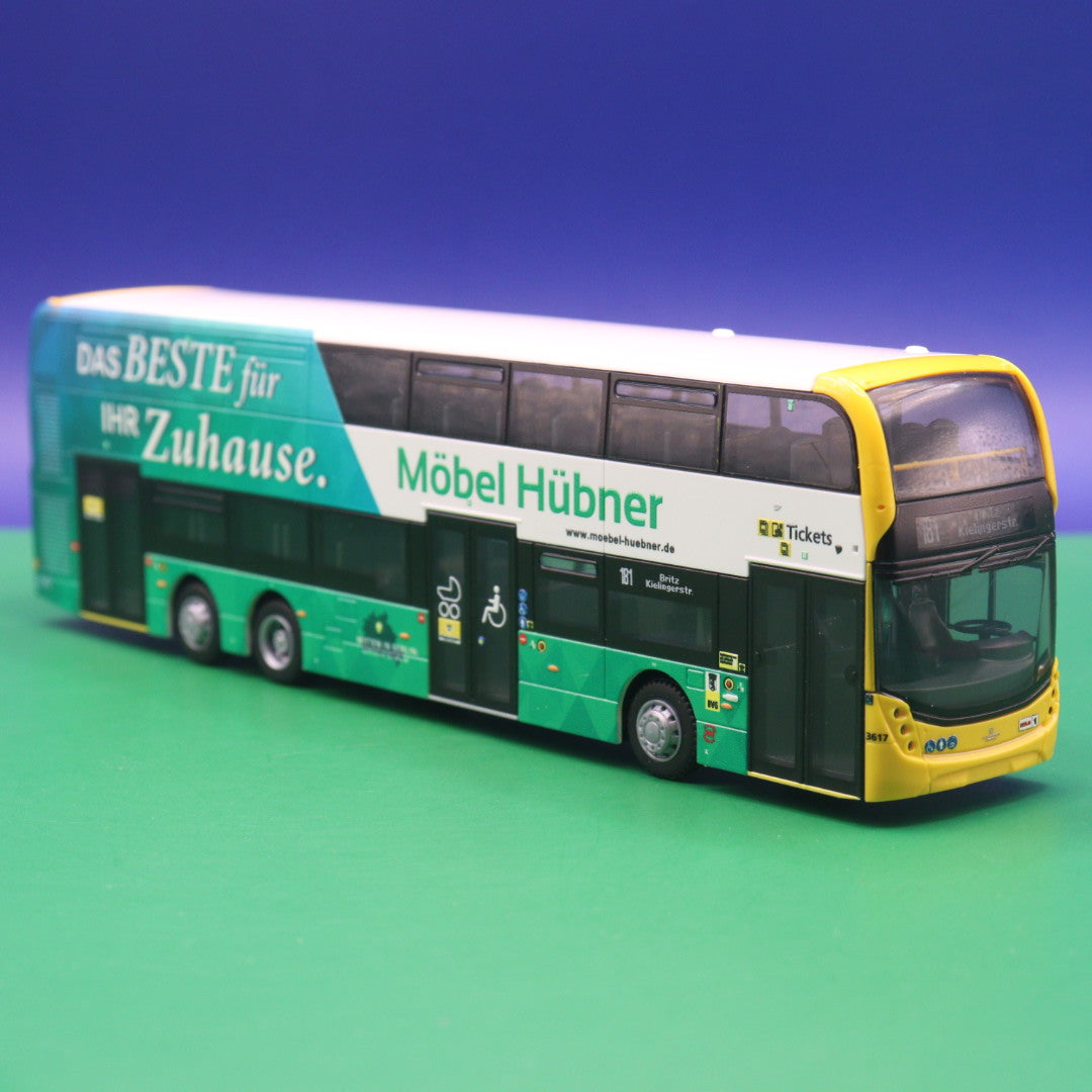 Alexander Dennis Enviro 500 - BVG Berlin - Möbel Hübner - Linie 181 Britz Kielinger Str - Modellbus Rietze 78008