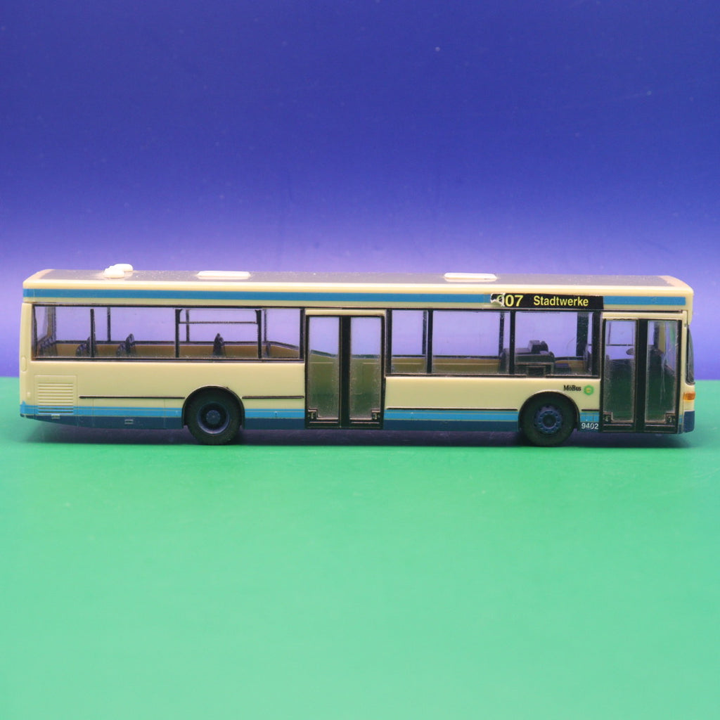 Mercedes Benz O 405 - NEW möbus - Linie 007 Stadtwerke - Gebraucht, Ohne OVP - Modellbus Kempel