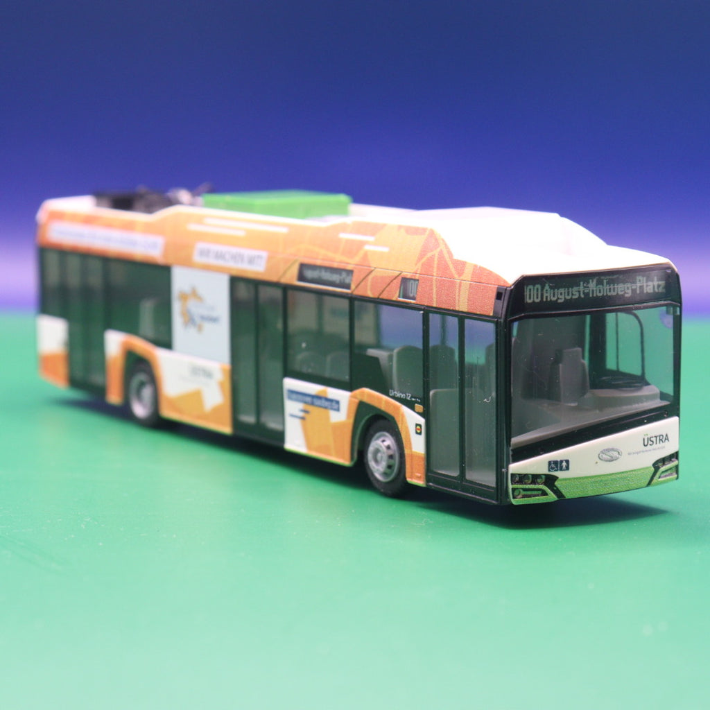 Solaris Urbino 12 Electric - Üstra Hannover - Linie 100 - Modellbus Rietze 73033