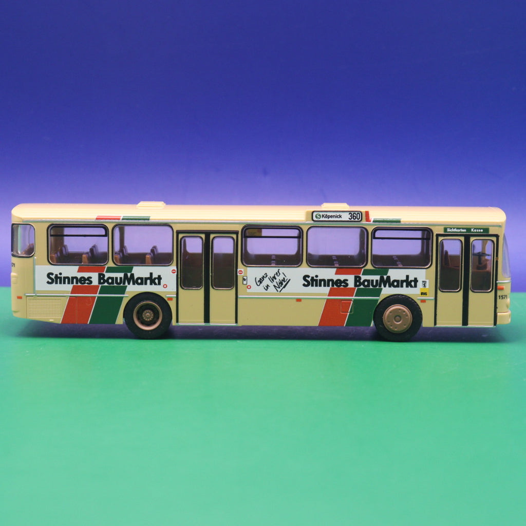 Mercedes Benz O 305 - BVG Berlin - Sinnes Baumarkt - Linie 360 S Köpenick - Modellbus Rietze