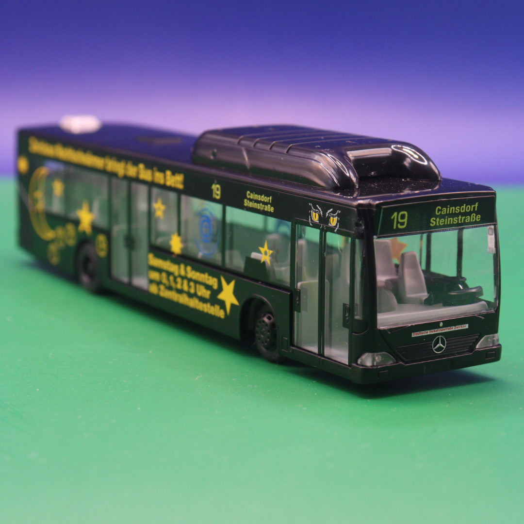 Mercedes Benz O530 Citaro - Zwickaus Nachtschwärmer - Linie 19 Cainsdorf Steinstraße - Ohne OVP & Gebraucht - Modellbus Rietze