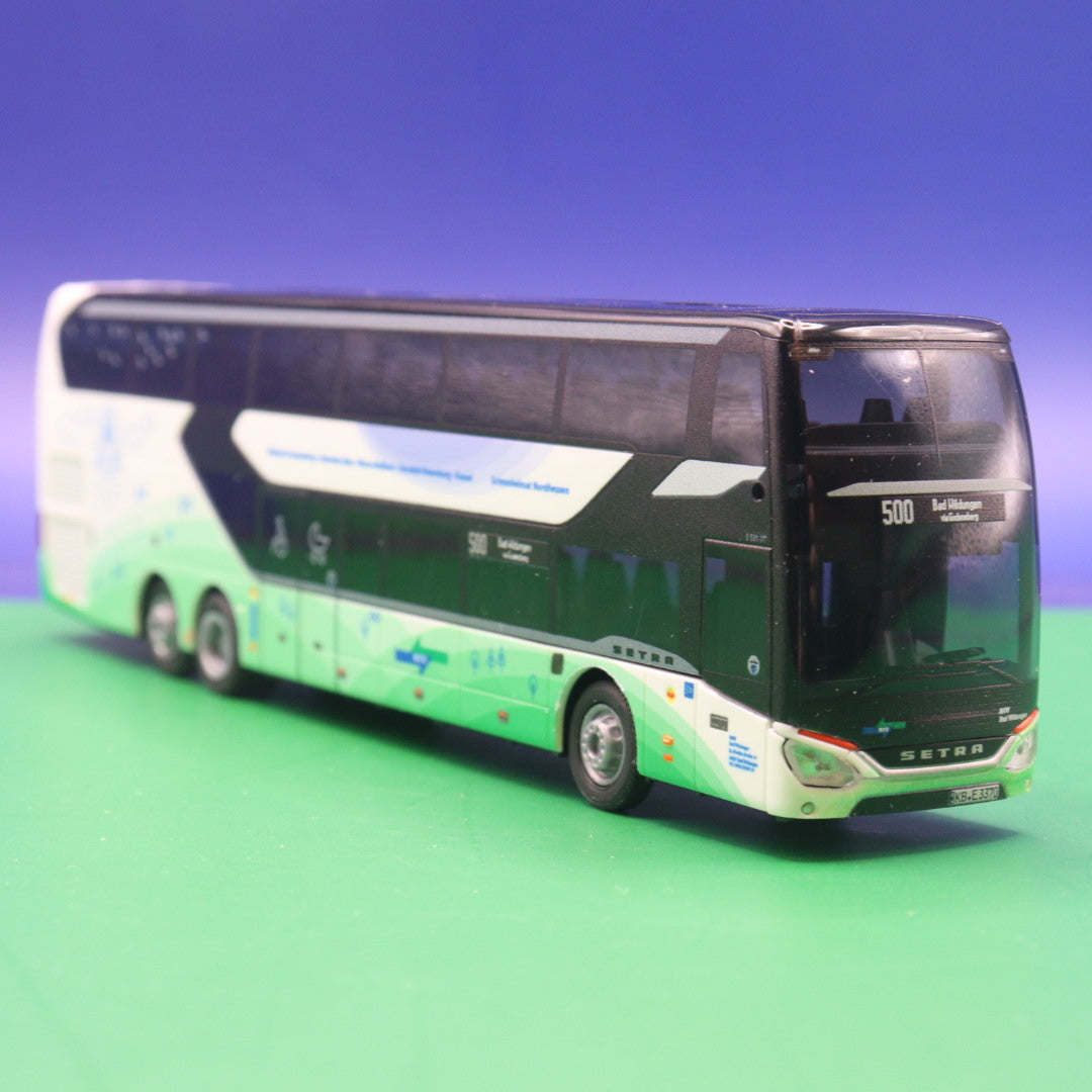 Setra S531 DT - BKW NVV Nordhessischer Verkehrsverbund - Linie 500 Bad Wildungen - Modellbus Kibri 1131015