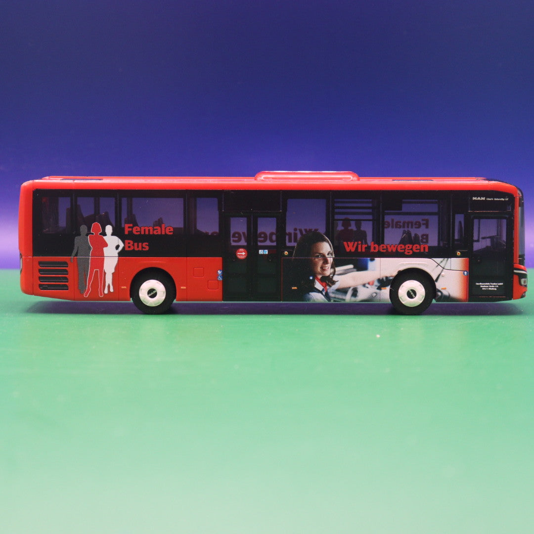 MAN Lions Intercity LE - Female Bus - Wir bewegen - Modellbus Rietze