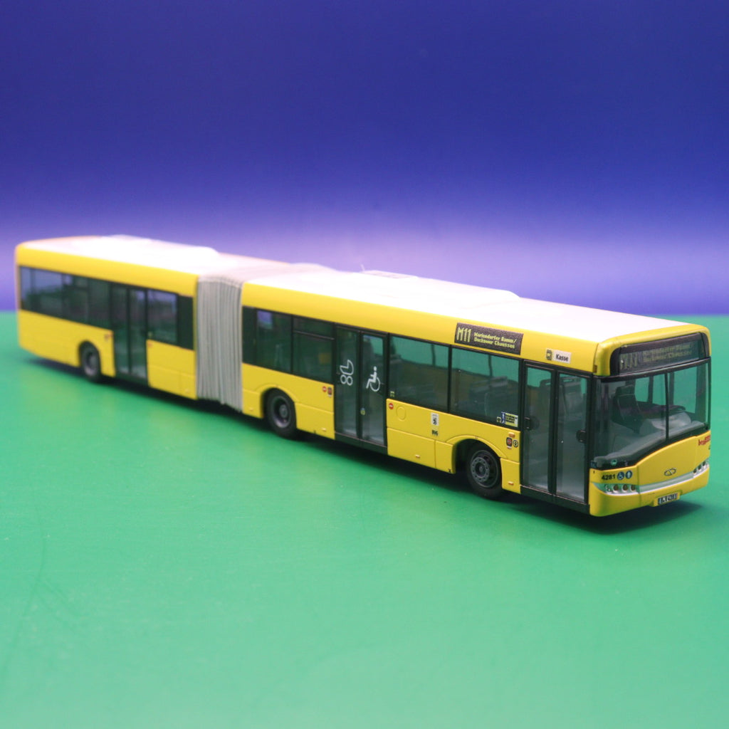 Solaris Urbino 18 - BVG Berlin - Linie M11 Mariendorfer Damm - LIMITIERTE AUFLAGE 100 Stück - Modellbus Rietze 66866-1
