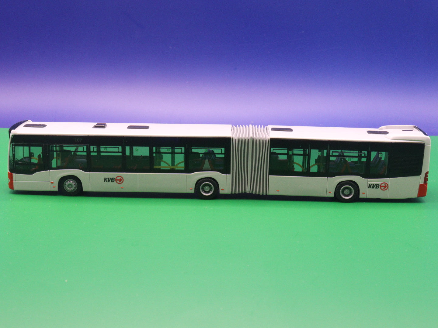Mercedes Benz Citaro C2 - KVB Köln - 107 Ersatzbus Linie 7 - Modellbus Rietze
