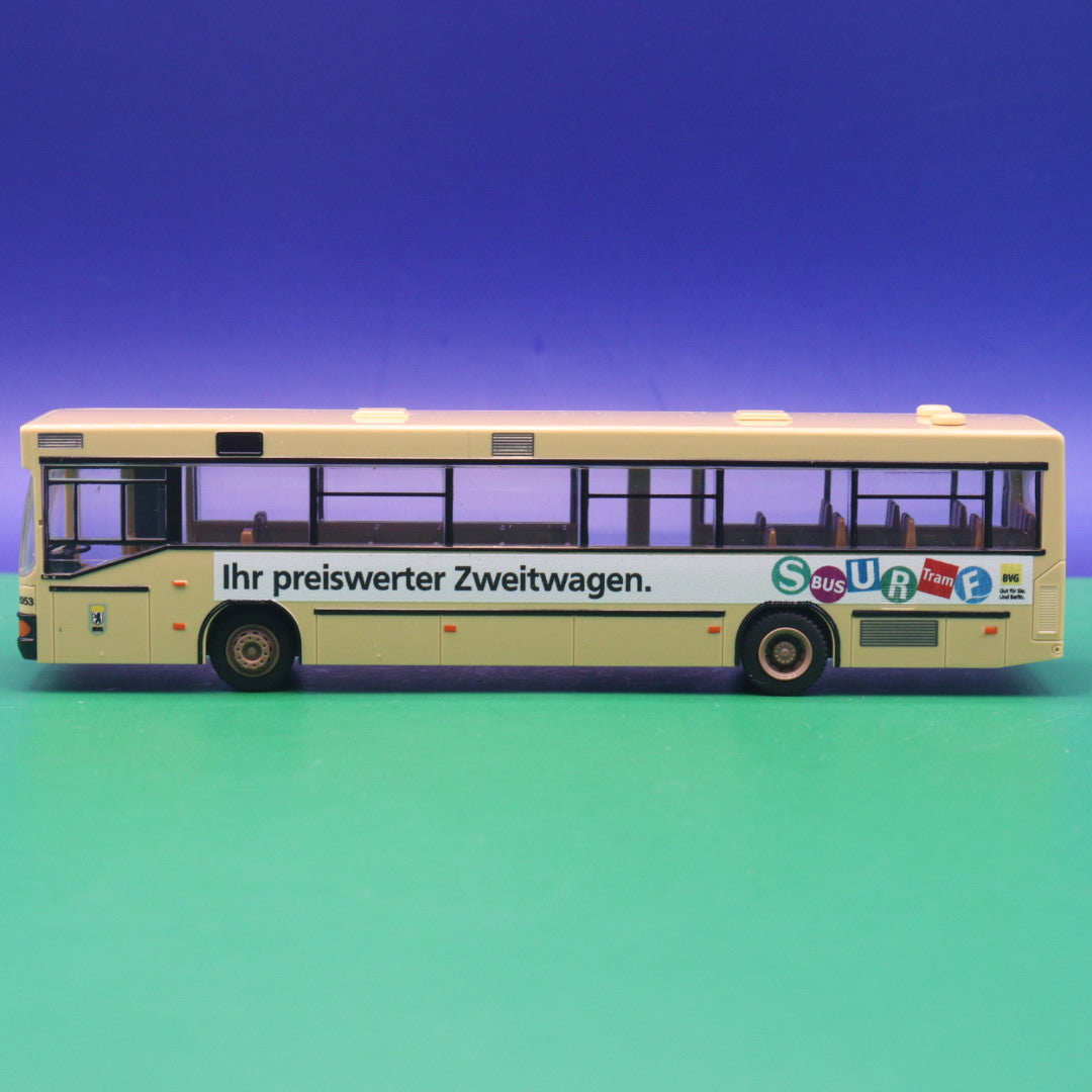 Neoplan N 416 SL - BVG Berlin - Ihr preiswerter Zweitwagen - Linie 186 Lichterfelde Celsiusstr - Modellbus Rietze