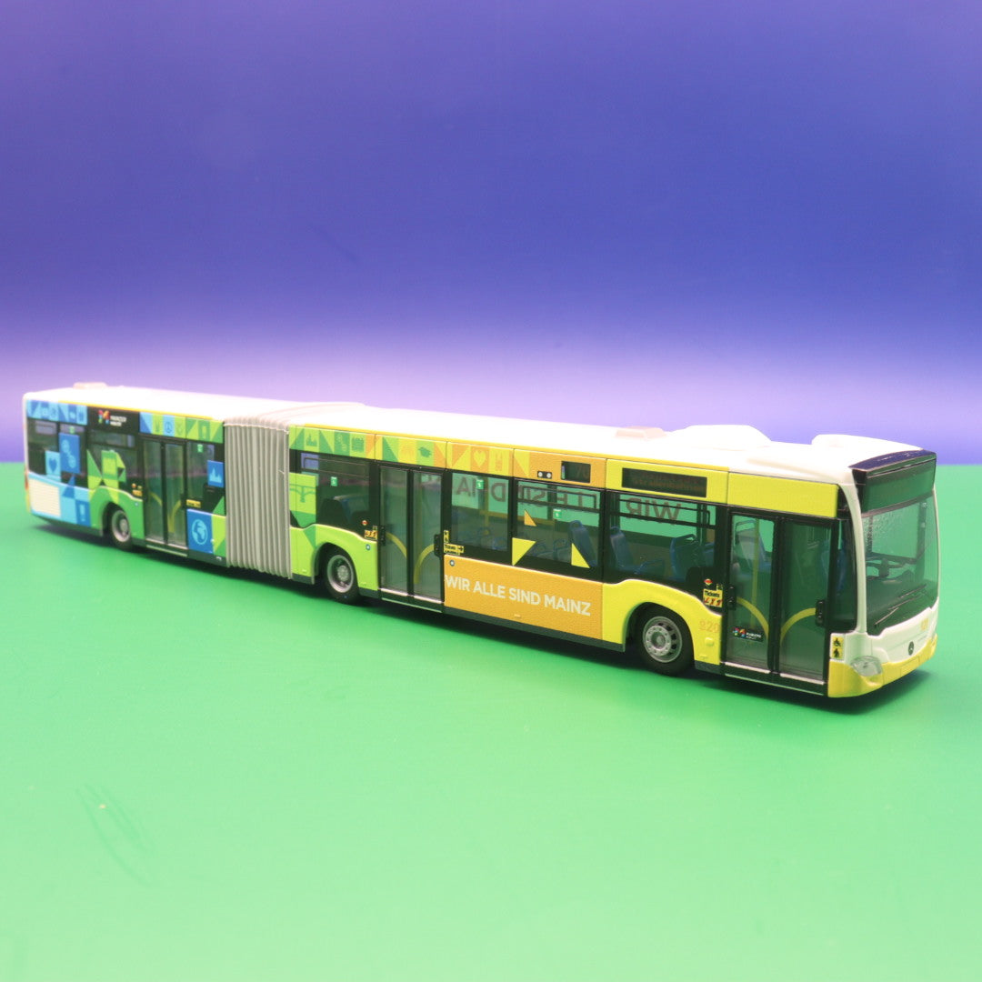Mercedes Benz Citaro C2 G - MVG Mainz - "Wir alle sind Mainz" - Modellbus Rietze 68836