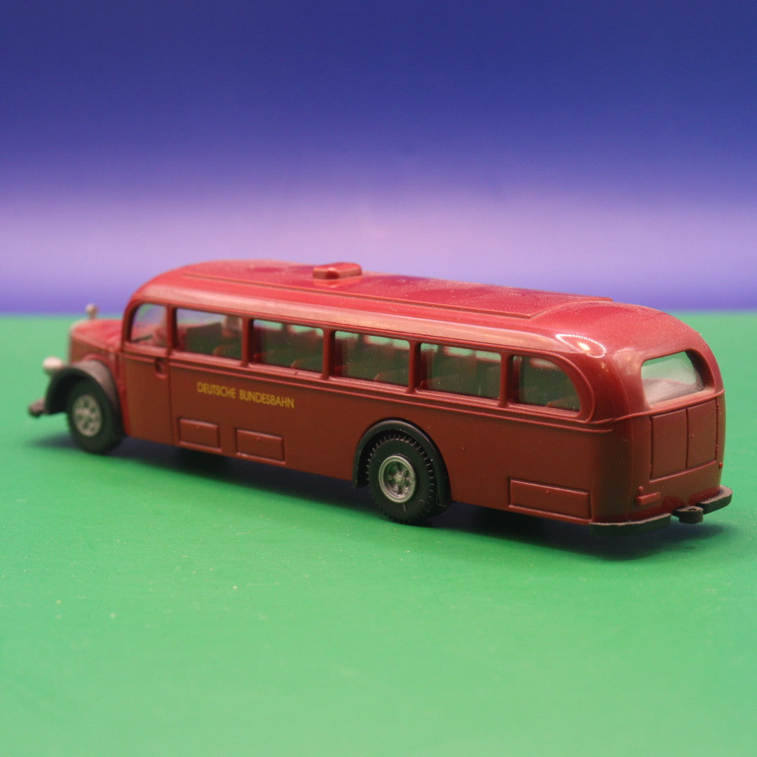 Mercedes Benz O 5000 - Kirschrot Deutsche Bundesbahn - Gebraucht, Ohne OVP - Modellbus Brekina