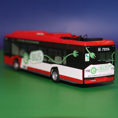 Solaris Urbino 12 E - VAG Nürnberg - Wir fahren 100% Emissionsfrei - Modellbus Rietze