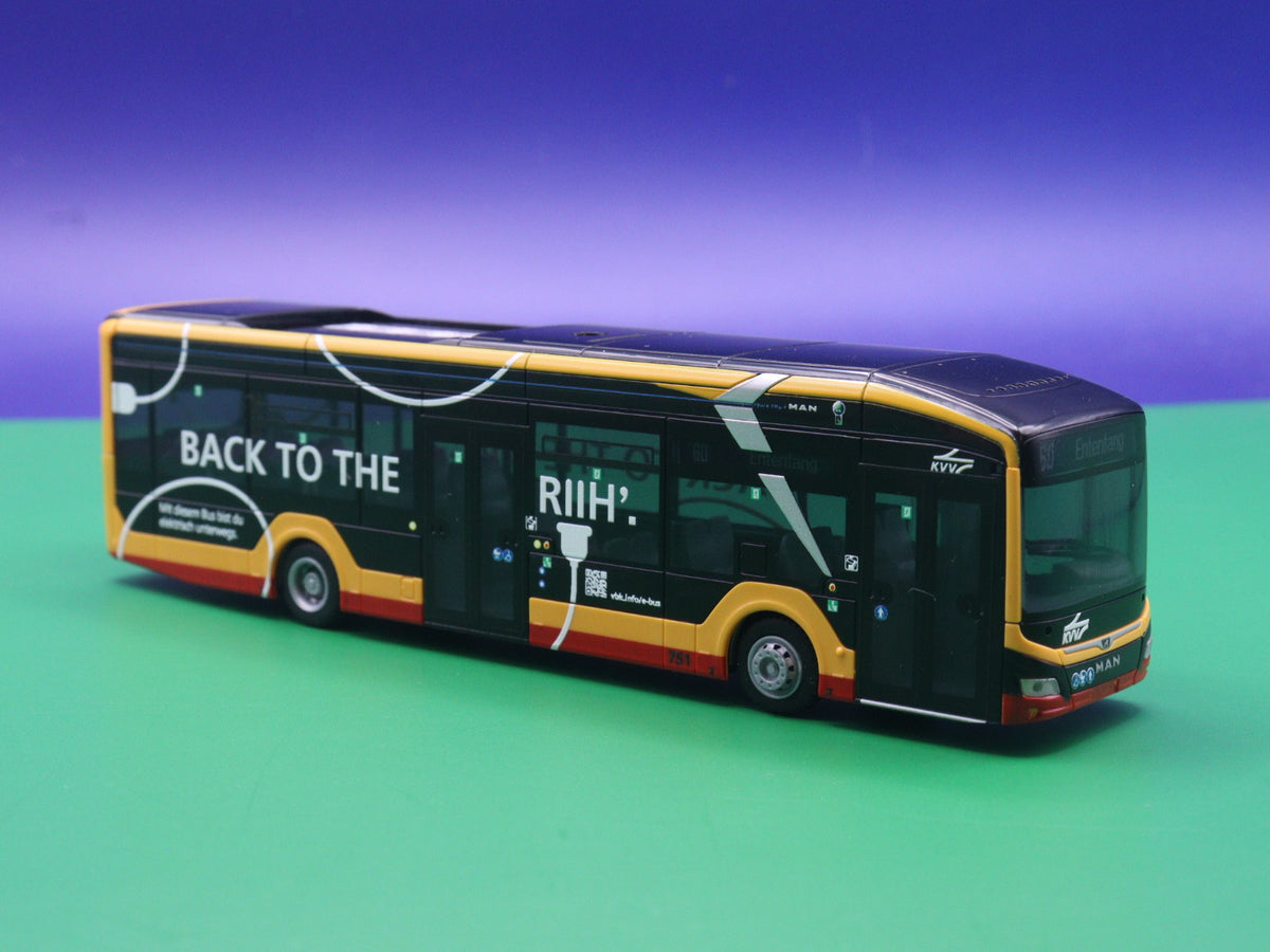 MAN Lions City 12E - Verkehrsbetriebe Karlsruhe - Modellbus Rietze 76330