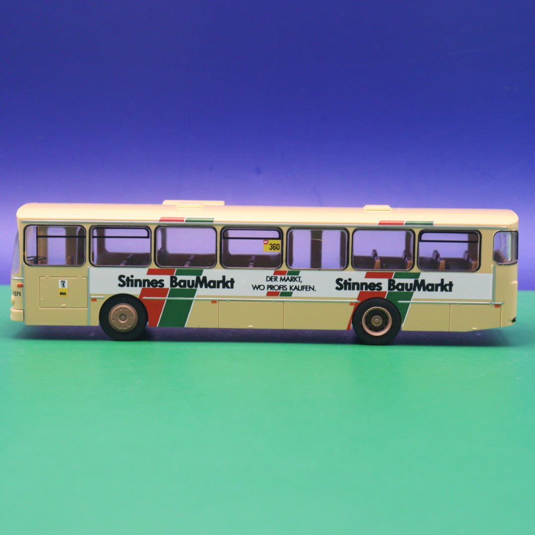 Mercedes Benz O 305 - BVG Berlin - Sinnes Baumarkt - Linie 360 S Köpenick - Modellbus Rietze