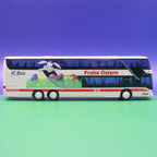 Setra S 431 DT Reisebus - DB ICE IC Bus - Frohe Ostern - Ziel: München - ARZC Reisen - AWM Modellbus