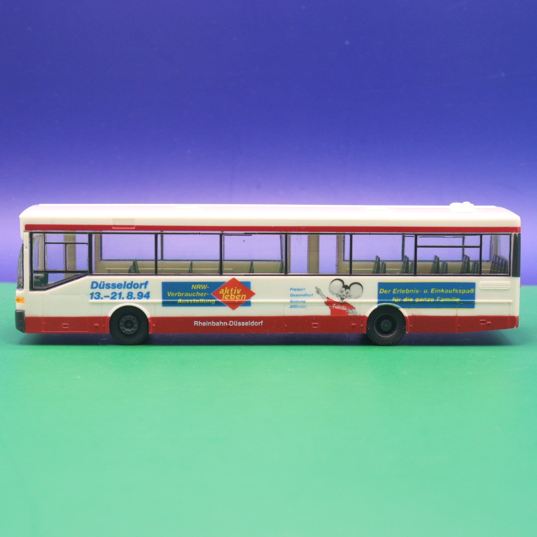 Mercedes Benz O 405 - Rheinbahn Düsseldorf - NRW Verbraucher Ausstellung - Gebraucht, Ohne OVP - Modellbus Kempel