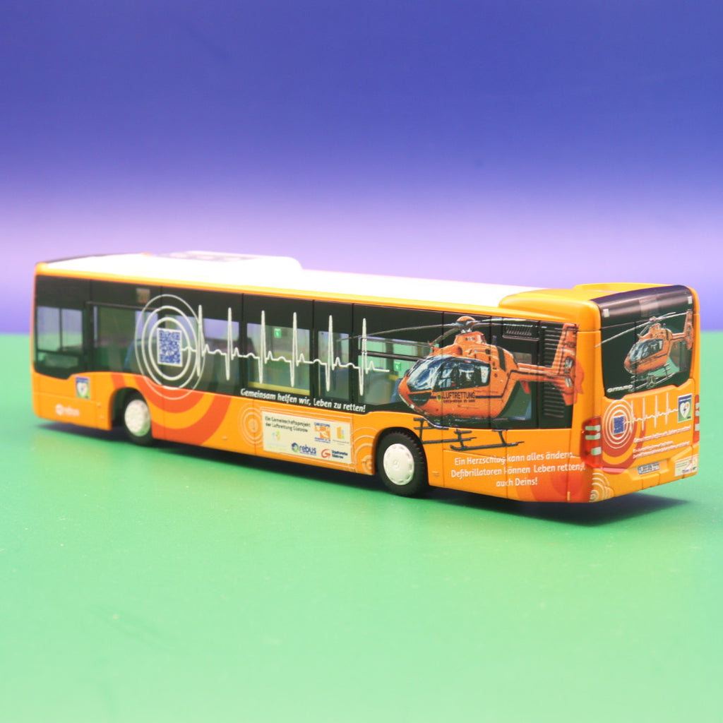 Mercedes Benz Citaro C2 - rebus Rostock - Rettungsbus - Modellbus Rietze 73511