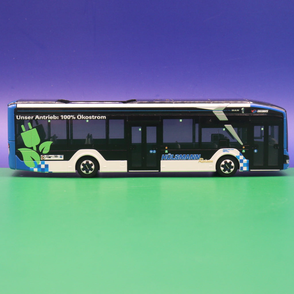 MAN Lions City 12E - Hülsmann Reisen Osnabrück - 100% Ökostrom - Modellbus Rietze 76355