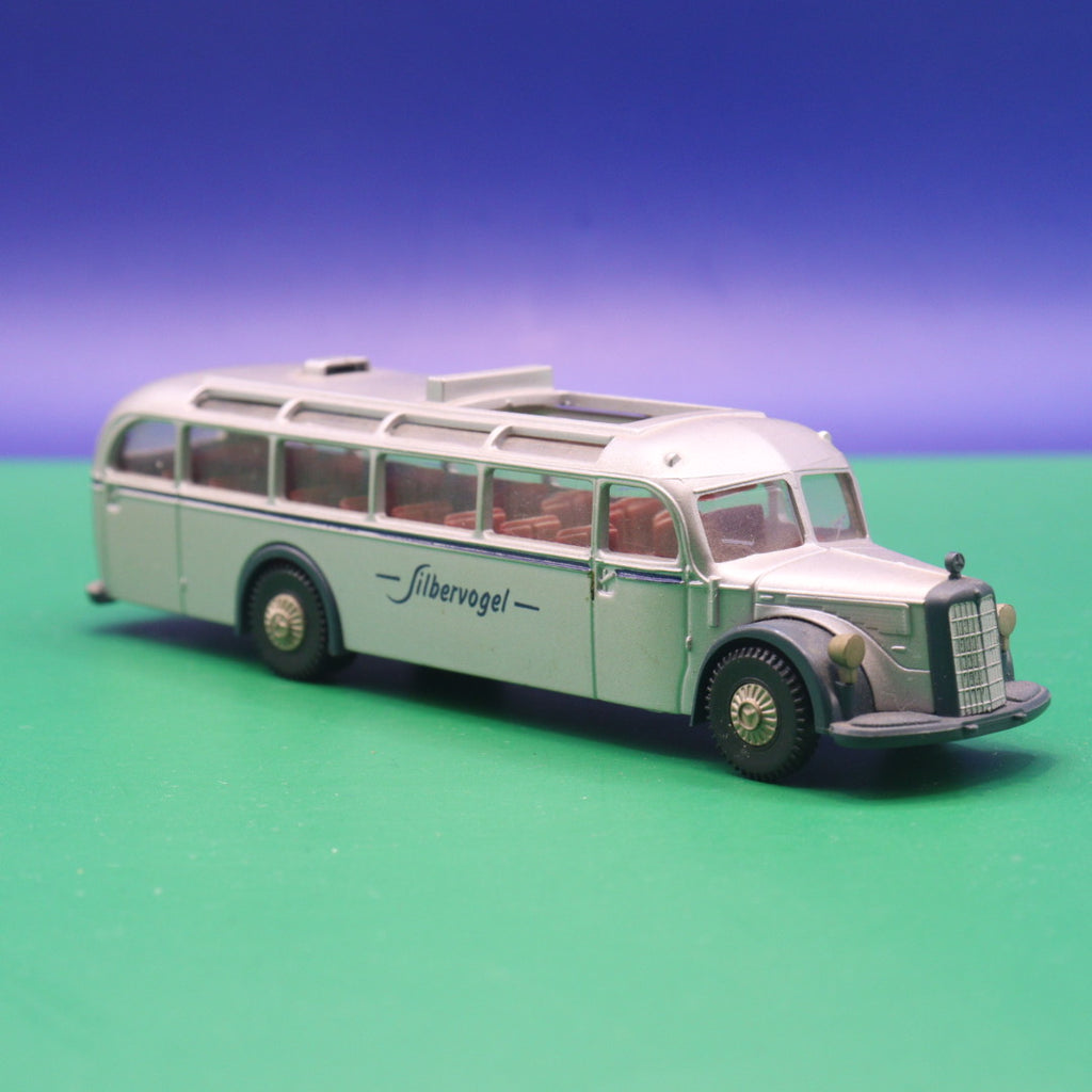 Mercedes Benz O 5000 - Silbervogel - Gebraucht, Ohne OVP - Modellbus Brekina