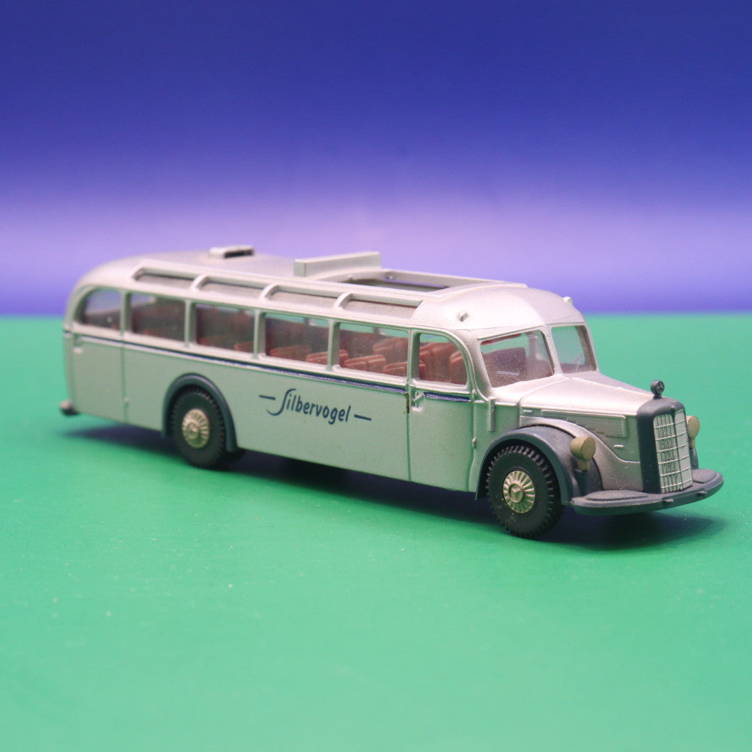 Mercedes Benz O 5000 - Silbervogel - Gebraucht, Ohne OVP - Modellbus Brekina