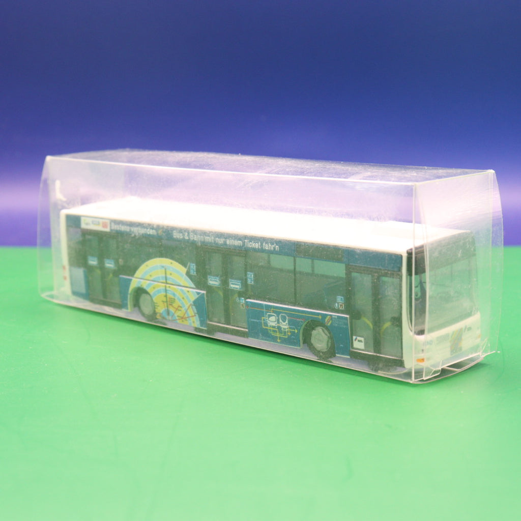 MAN Lions City - INVG Ingolstadt - Bus & Bahn mit nur einem Ticket fahren - Modellbus Rietze (FALSCHE OVP) (Ohne Zurüstteile)