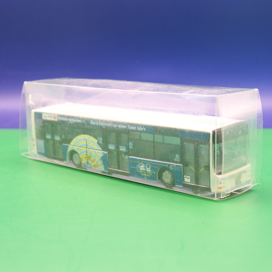 MAN Lions City - INVG Ingolstadt - Bus & Bahn mit nur einem Ticket fahren - Modellbus Rietze (FALSCHE OVP) (Ohne Zurüstteile)