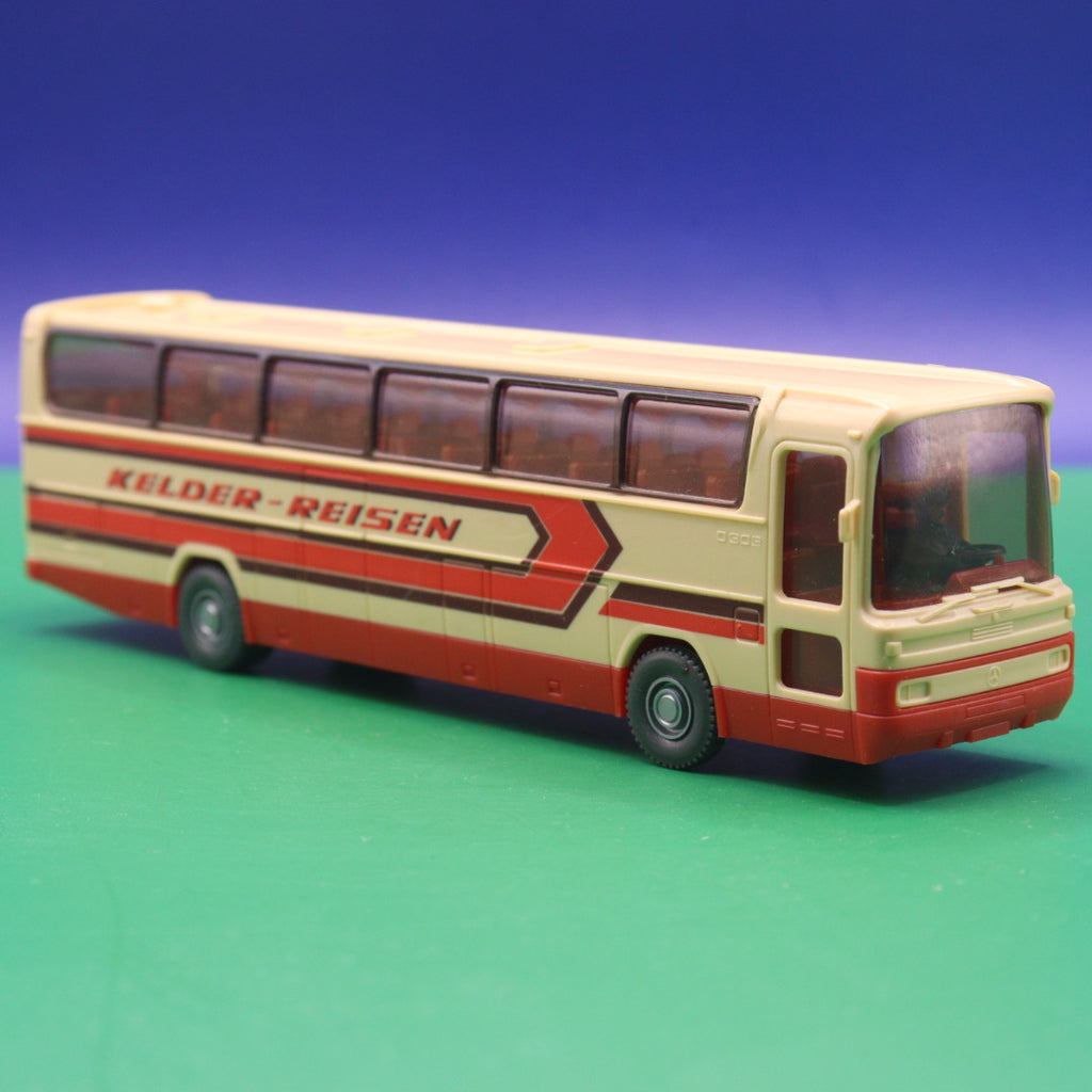 Mercedes Benz O 303 RHD - Kelder Reisen - Gebraucht, Ohne OVP - Modellbus Wiking