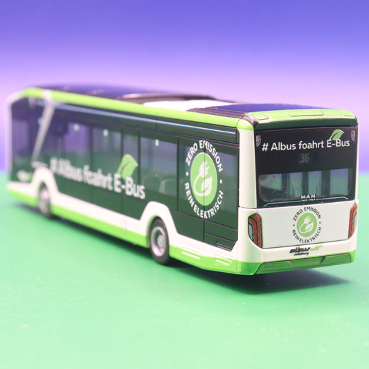 MAN Lions City 12E - Albus - (AT) Österreich - Linie 36 Waiserfeld Wals Feuerwehr - Modellbus Rietze 76321