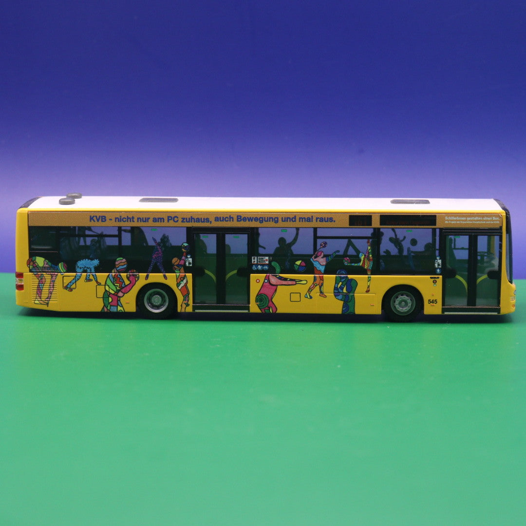 MAN Lions City A21  - KVB Köln - Sondermodell Linie 161 Köln Bonn Flughafen - Modellbus Rietze 73928