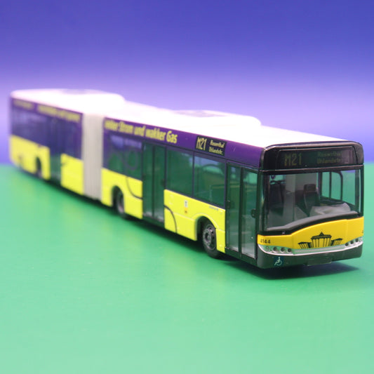 Solaris Urbino 18 - BVG Berlin - Nuon Strom - Modellbus Rietze 66834 (Erscheinungsjahr: 07/2009)
