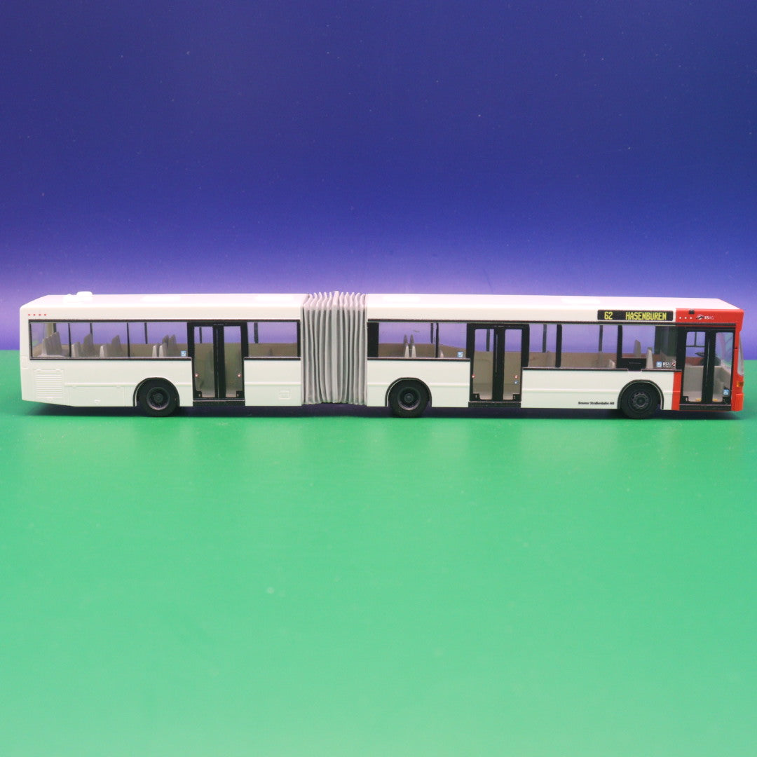 Mercedes Benz O405 GN2 - BSAG Bremen - Linie 62 Hasenbüren - Modellbus Rietze 76420