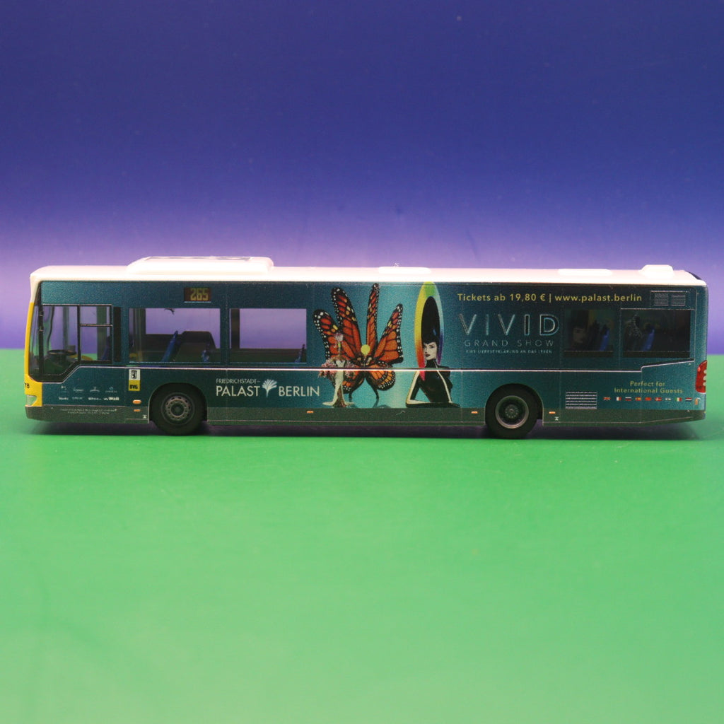 Mercedes Benz O530 Citaro Facelift E4 - BVG Berlin - Friedrichstadtpalast - Linie 265 Fischerinsel > 147 S+U Hbf - LIMITIERTE AUFLAGE 150 Stück - Modellbus Rietze 66899